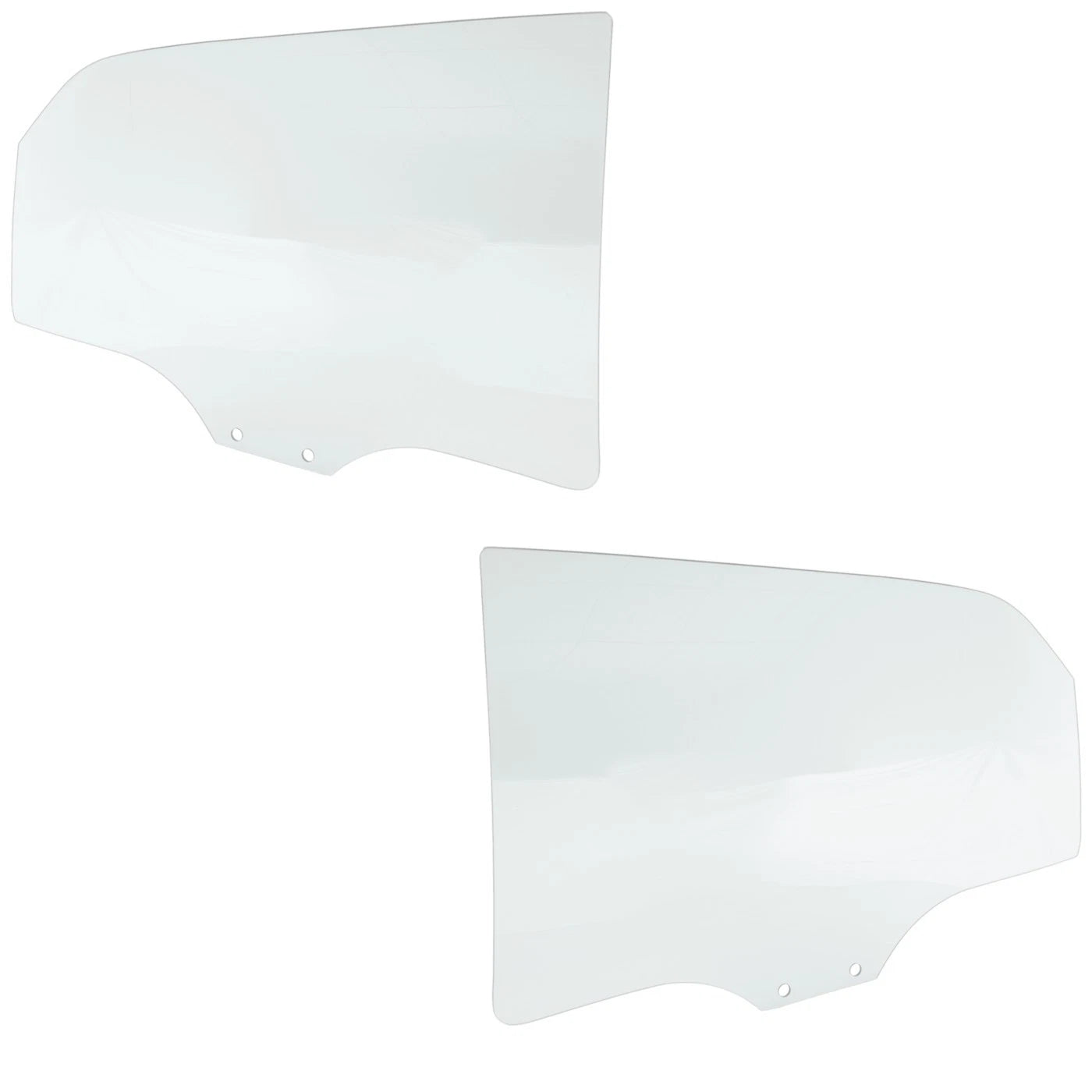 Set of 2 Rear Door Glasses for Mazda