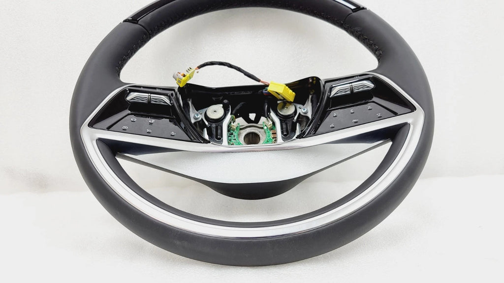 Steering Wheel for Cadillac Escalade (2025–2026) Black w/Chrome Paddle Shifters 85788706