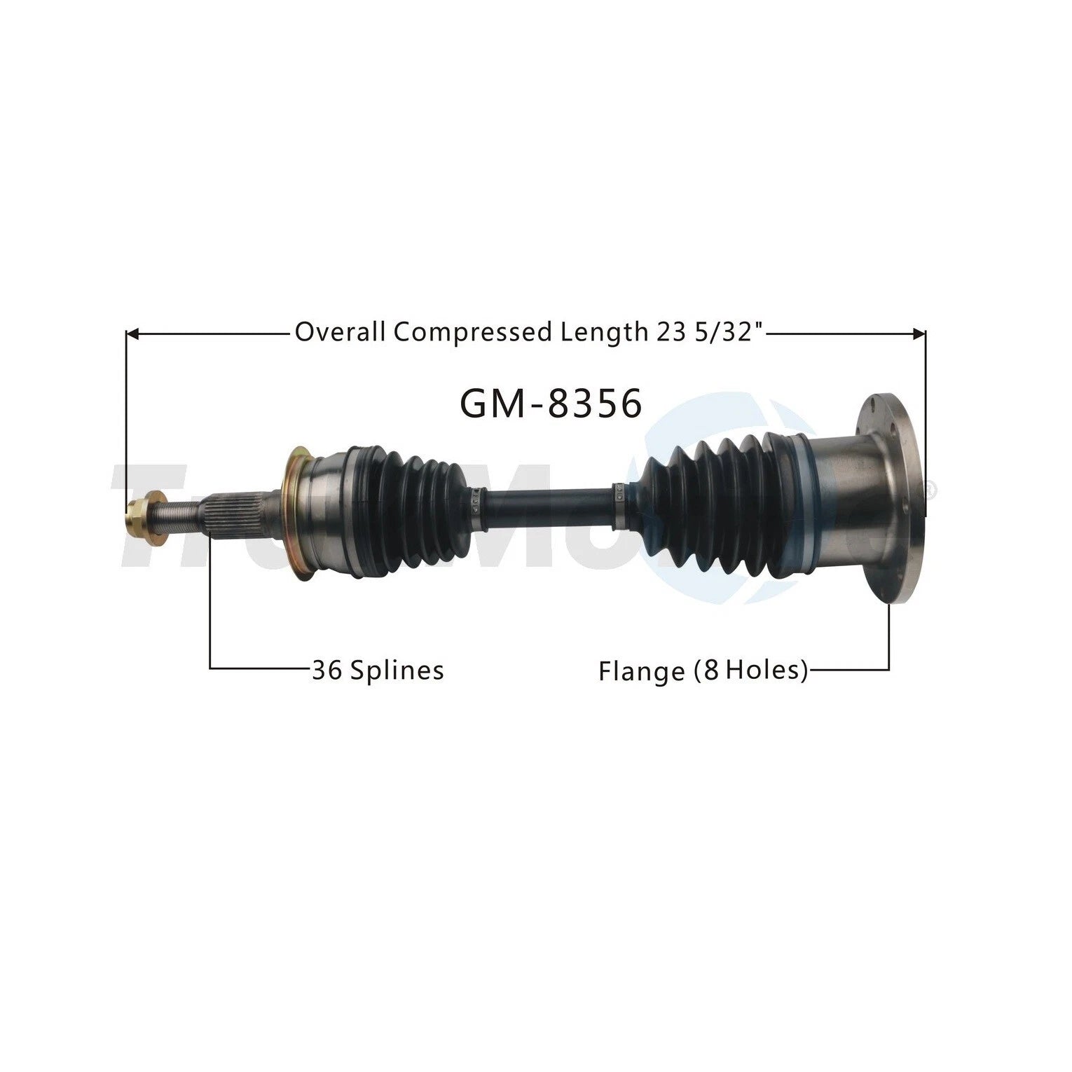 Surtrack Front Passenger Right CV Axle Shaft for GM Vehicles