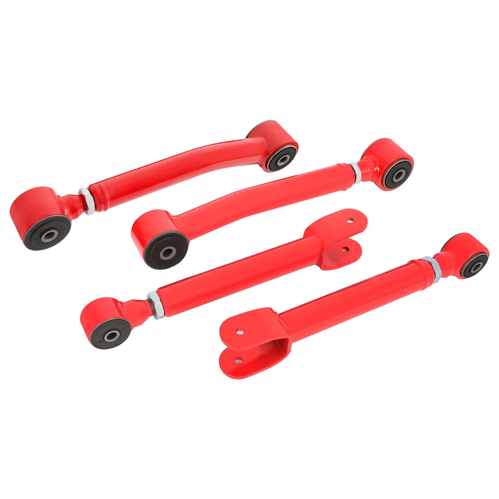 Set of 4 Adjustable Front Control Arms for Jeep Wrangler TJ (1997–2006)