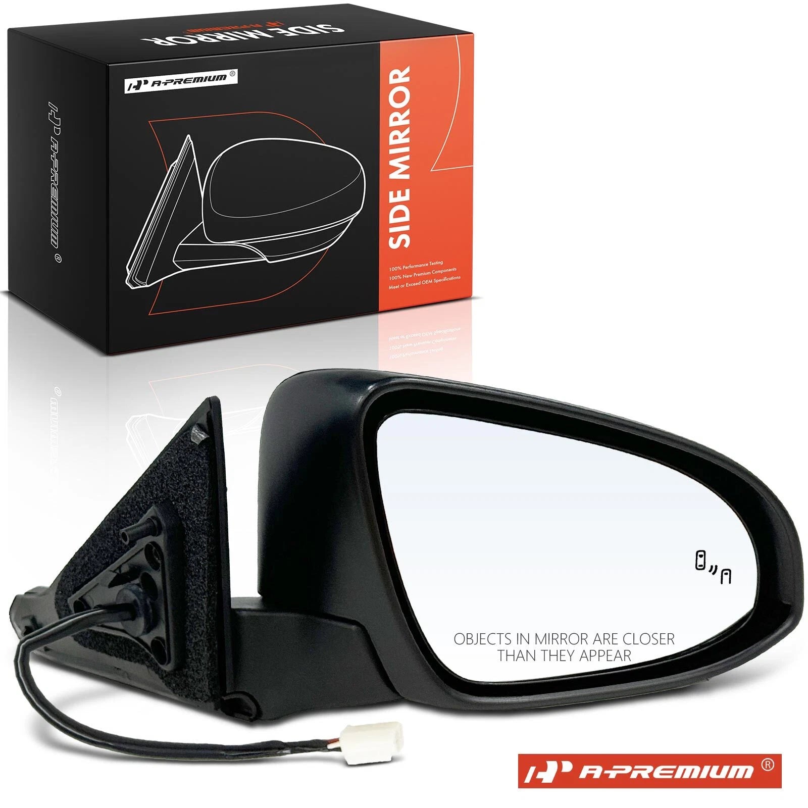 Passenger Power Mirror for Toyota Camry 2015-2015 (Power Fold, Blind Spot)