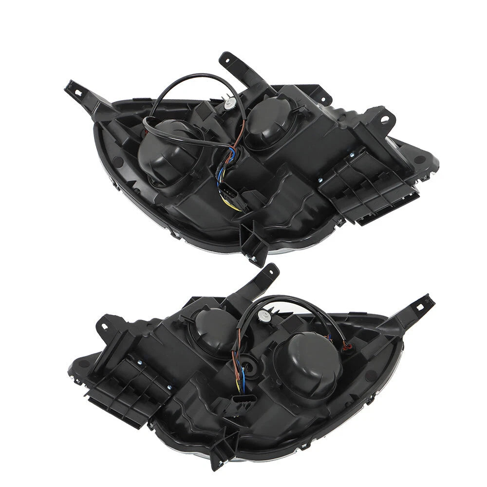 Set of 2 Headlight Assemblies for Chevy Equinox (2011–2015) Chrome Halogen