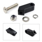 Black Headlight Mounting Block Bracket for Harley Custom Headlight