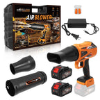 Cordless Leaf Blower for Universal Use (Variable Speed, 2 Batteries)