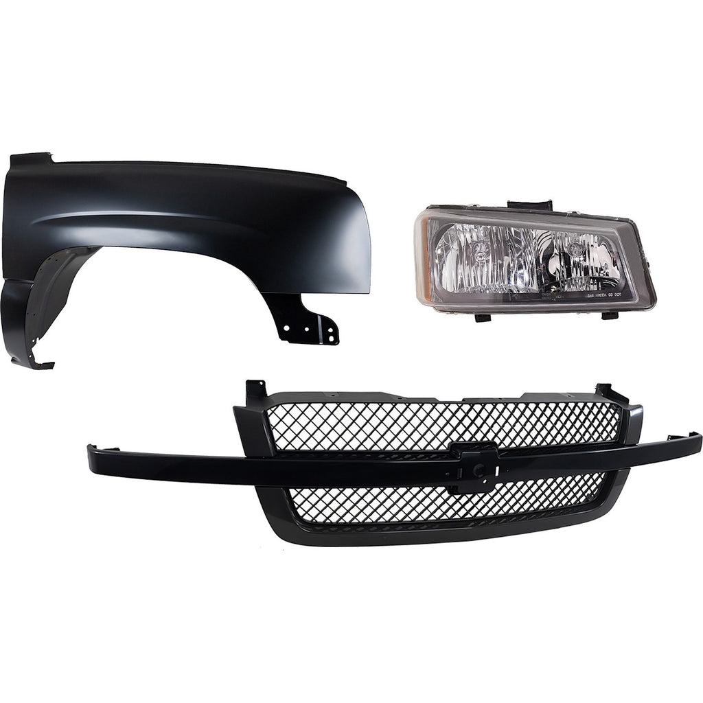 Passenger Right Side Fender Quarter Panel for Chevy 2007