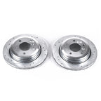 Set of 2 Powerstop Brake Discs for BMW 325i (2001–2005)