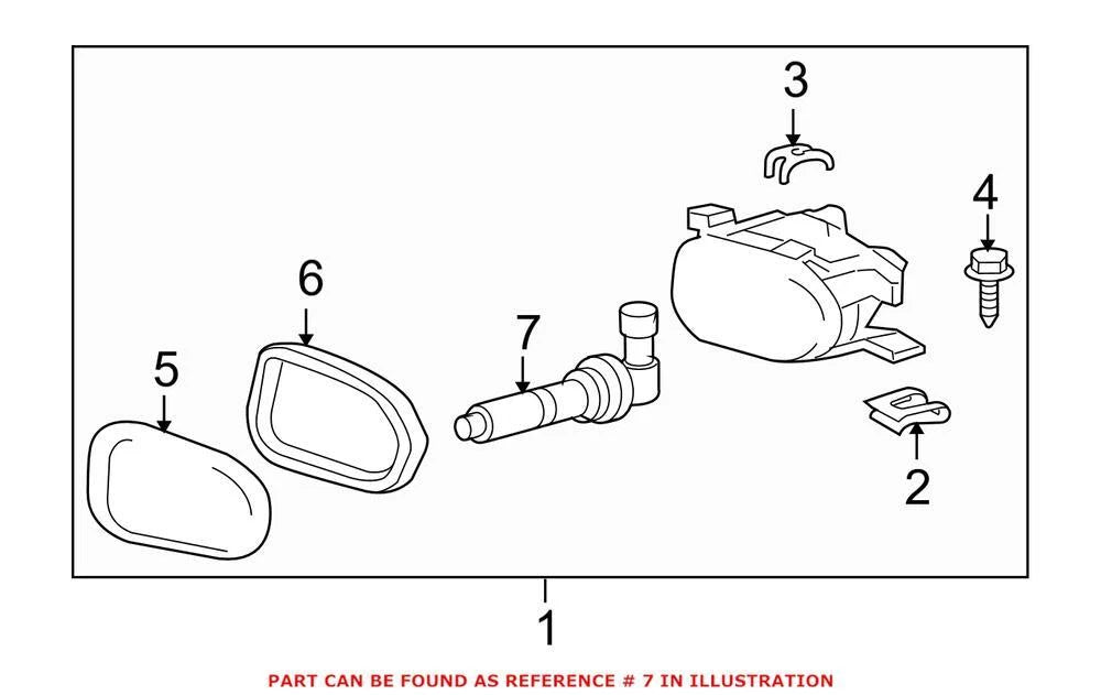 Fog Light Bulb for Mercedes (000000001606)