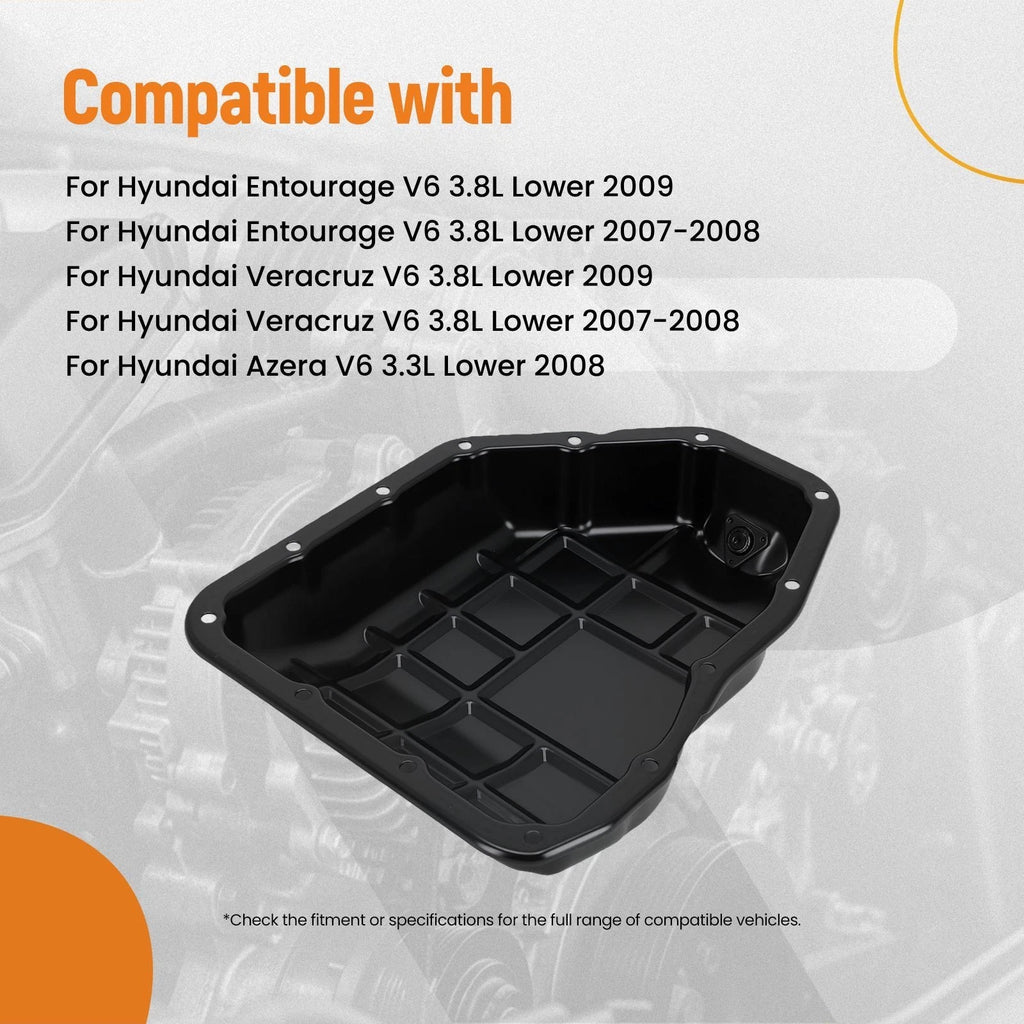 Engine Oil Pan for Kia Amanti (2007-2009) Steel