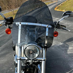 18"x16" Smoke Windshield for Harley, Honda, Suzuki, Yamaha, Kawasaki
