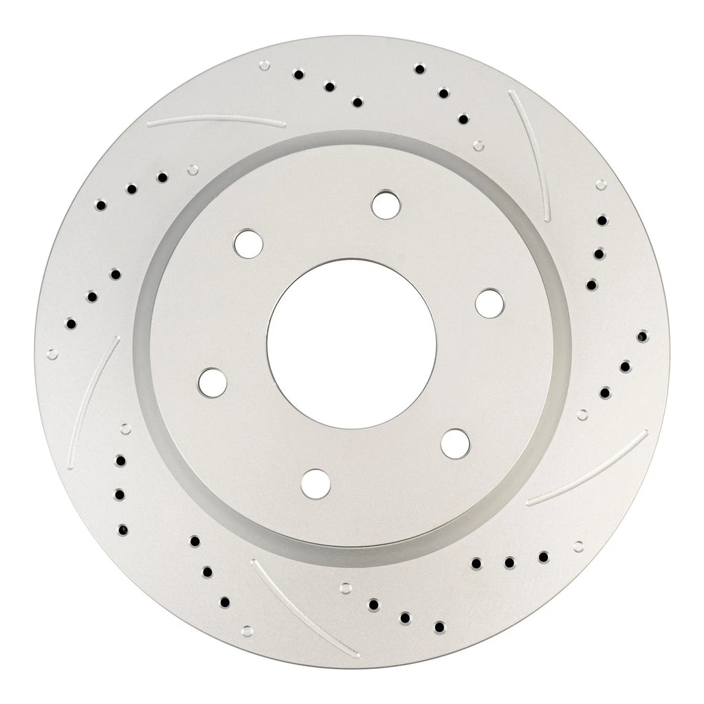Drilled & Slotted Front Brake Rotors for Nissan Armada 2005–Titan 2005–2007 (2PC)