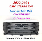 Front Upper Grille for GMC Sierra 1500 (2022–2024) #53, Summit White