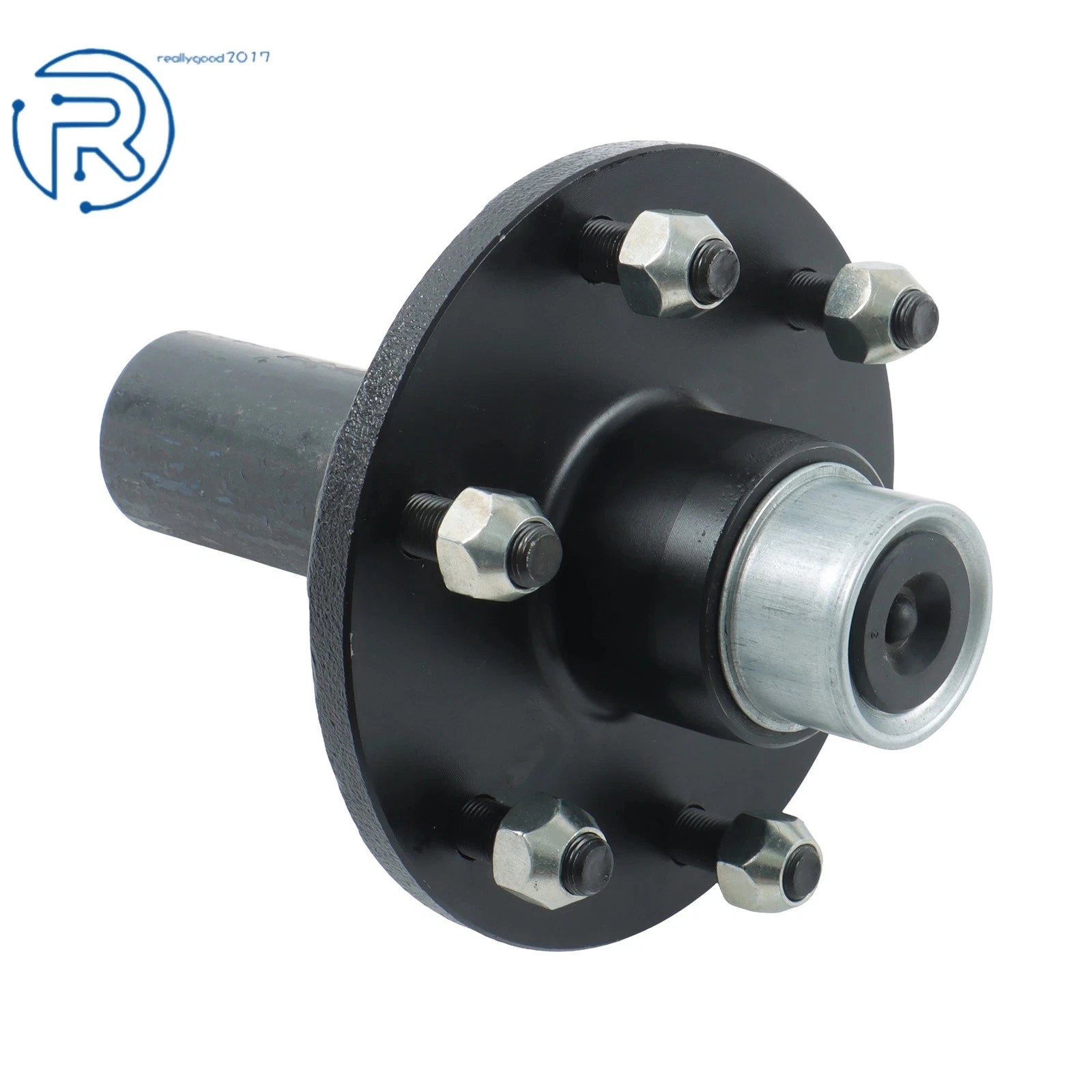 6 on 5.5" Trailer Idler Hub Kit #84 Spindle for 3500 lbs Axle (Pre-Greased)