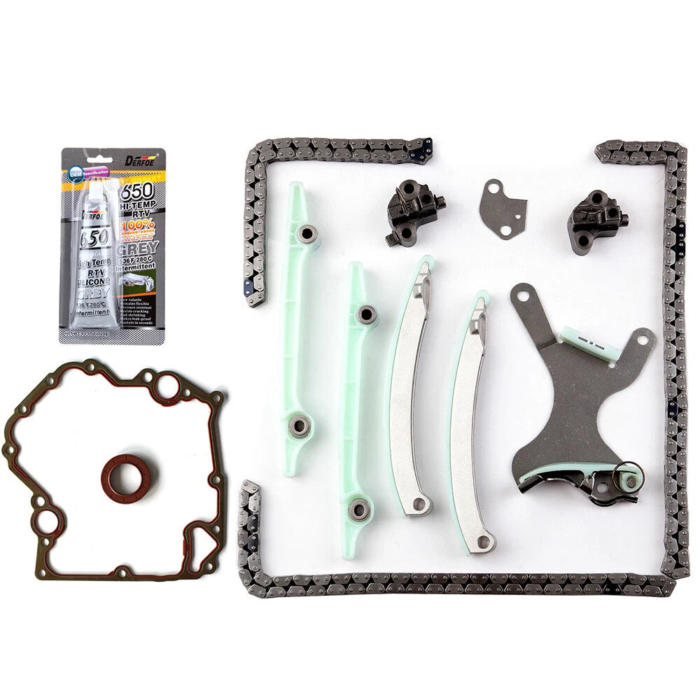 Timing Chain Kit Cover Gasket Set for Dodge Dakota Durango Jeep 4.7L (1999–2008)