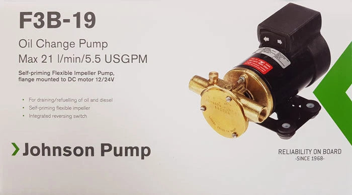 SPX Johnson Pump F3B-19 Oil Change Pump 12 Volt 10-24760-01