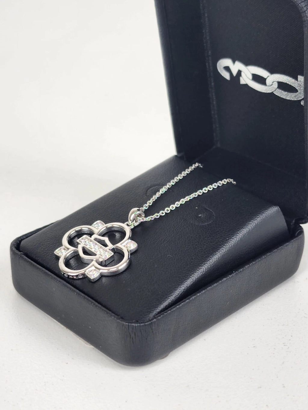 Bling Clover Necklace for Harley-Davidson (HDN0431-16ADJ)