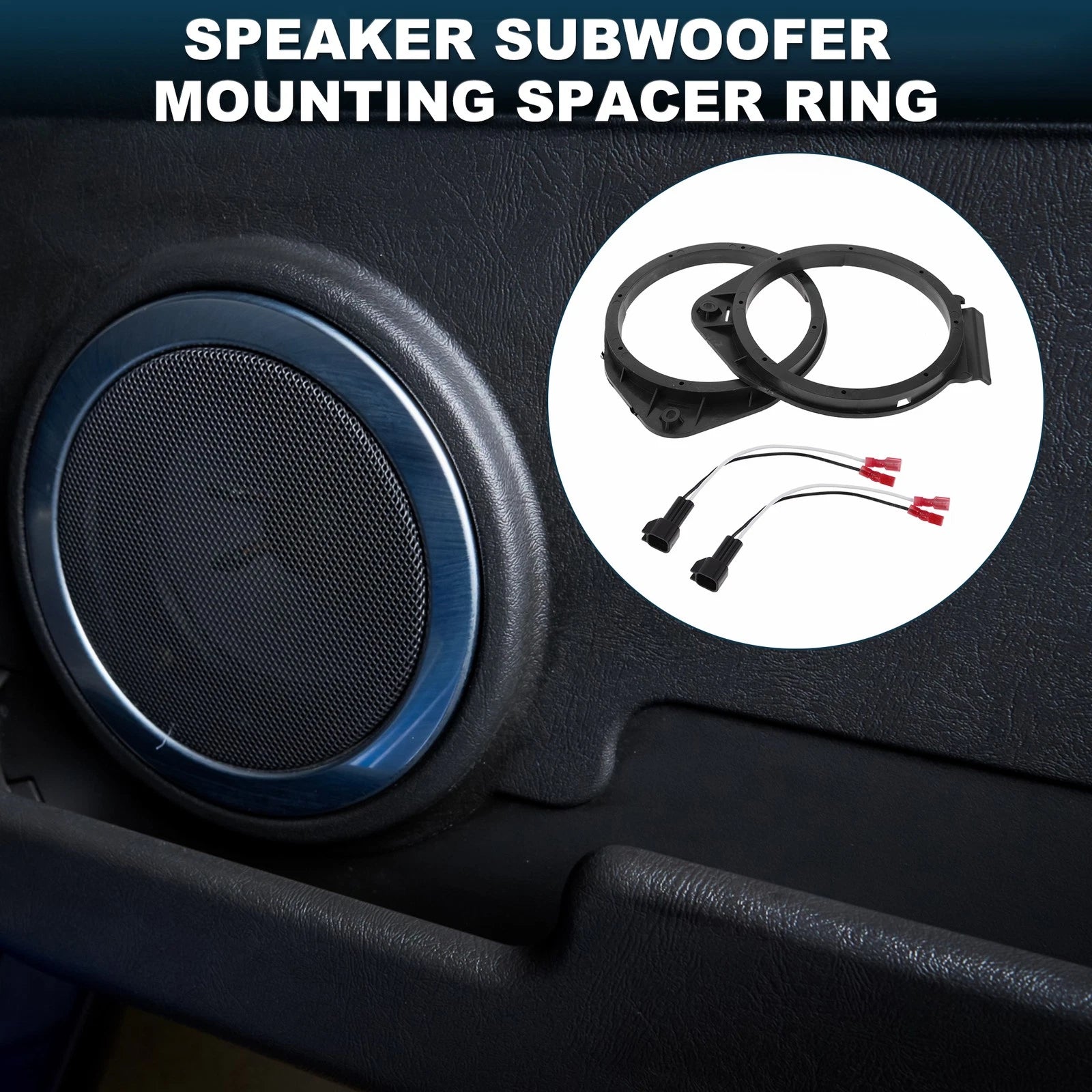 Set of 2 Speaker Spacer Rings for Chevrolet (2006–2013)