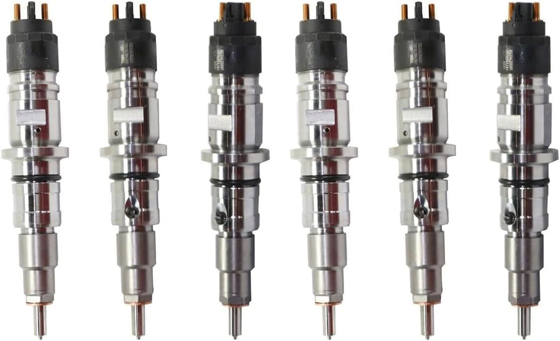 6X Fuel Injector 0445120204 0986435519 for Cummins 6.7L Dodge Ram (2007–2018)