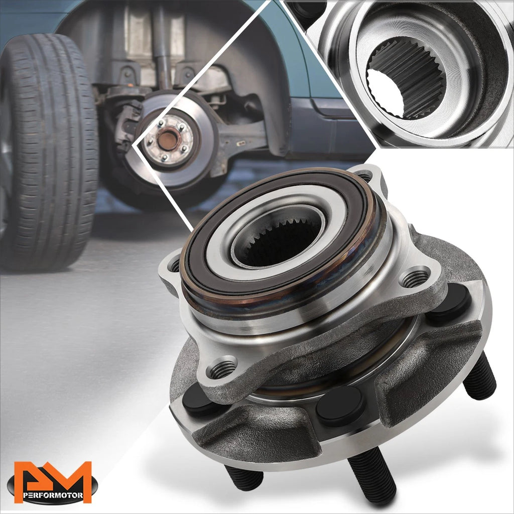 Set of 2 Wheel Hub Bearing Assembly for Ford Mustang GT (2015–2023) w/5 Studs