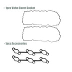 Valve Cover Gasket Set for Hyundai (2009–2012) No. 224533C710 Black