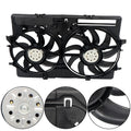 Dual Radiator Cooling Fan Assembly for Audi A4 A5 A6 Q3 Q5 (2010–2018)