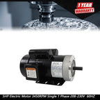 5HP Electric Motor for Various Applications (208-230V, 3450RPM)