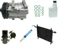 AC Compressor Kit Replacement with Condenser for Toyota EG122 (2005–2015)