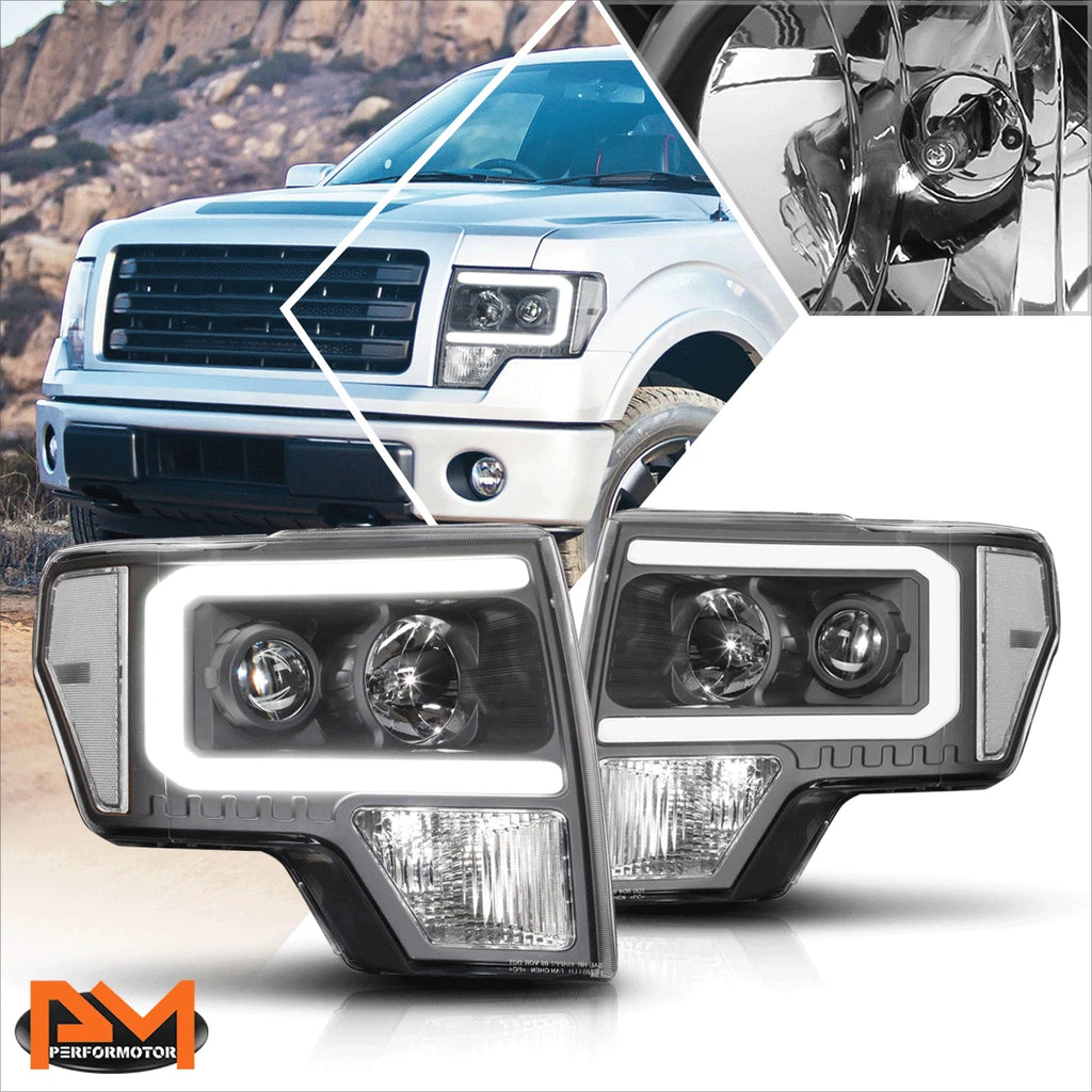L-Shape LED DRL Switchback Headlights for Chevy Blazer/S10 (1998–2004)
