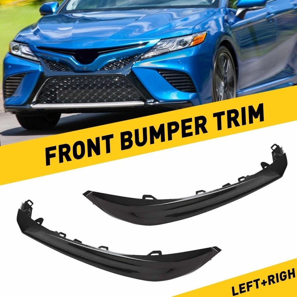 Front Bumper Grille Mesh Molding Trim for Toyota Camry SE XSE (2018–2020)