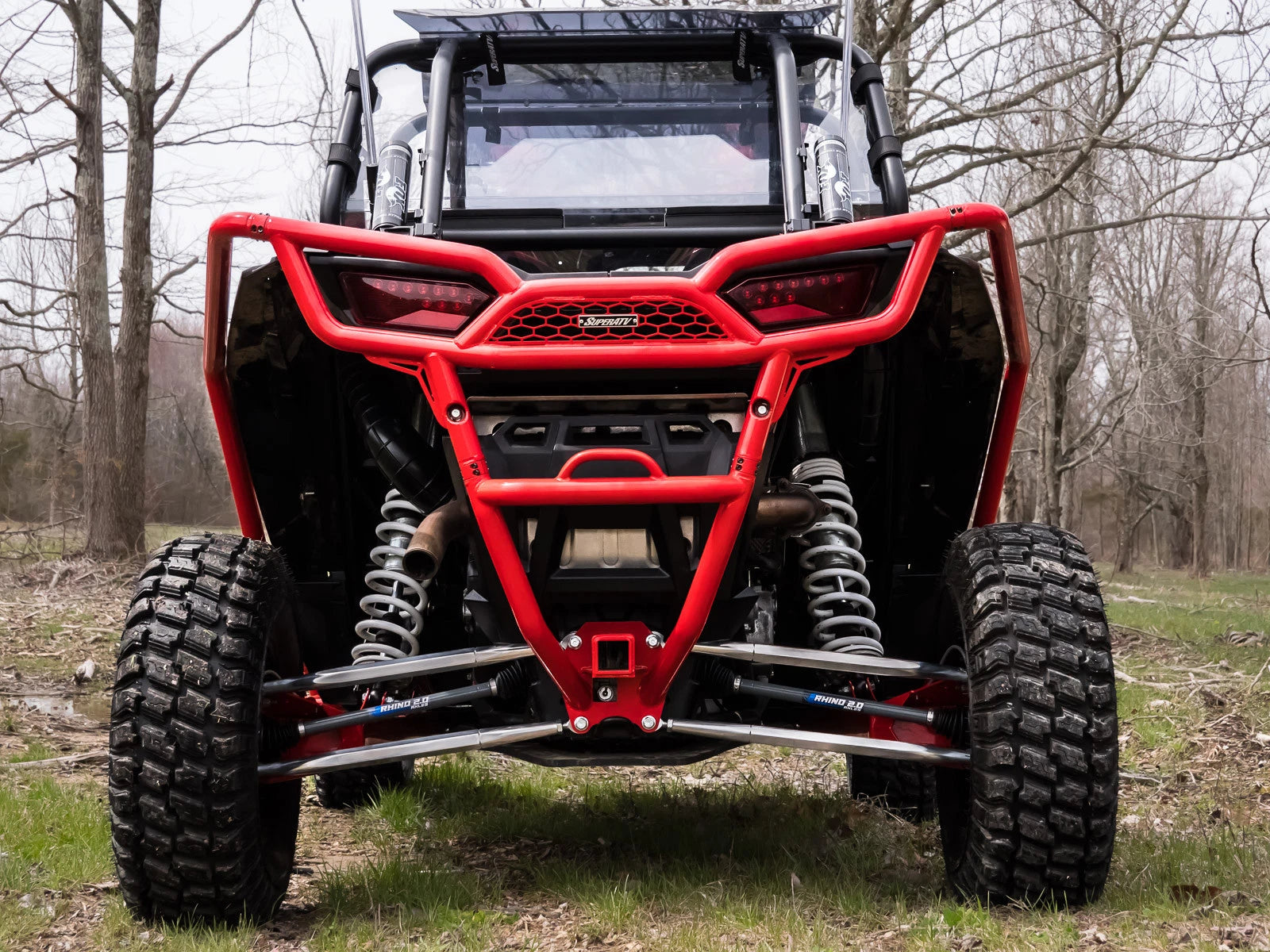 SuperATV Billet Aluminum Hex Radius Arms for RZR XP Turbo/XP 4 Turbo (2016–2021)