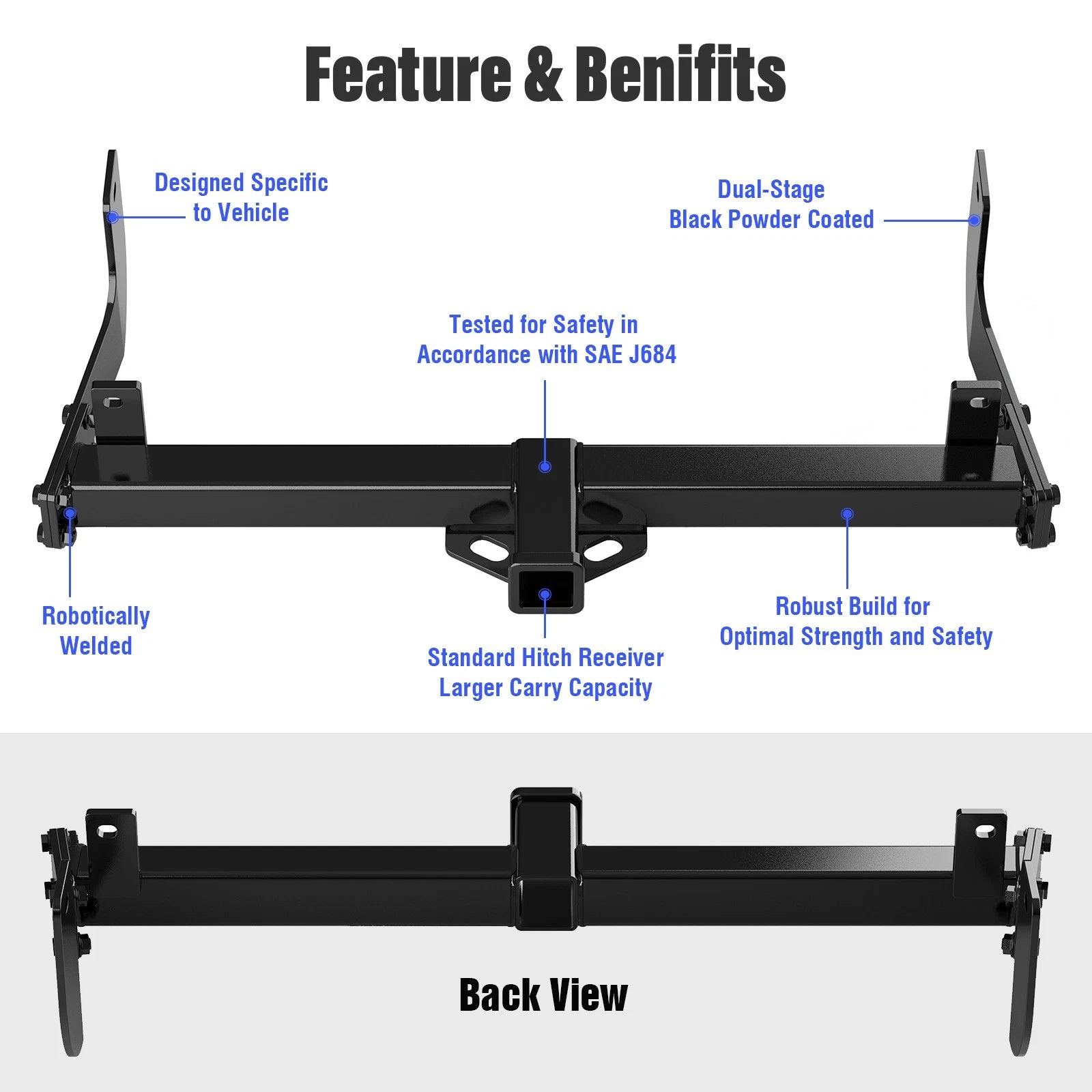 Trailer Hitch Receiver for Ford F-150 (2009-2014)