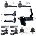 Set of 9 Front Ball Joint Tie Rod End Idler Arm for Nissan D21 Pickup Pathfinder