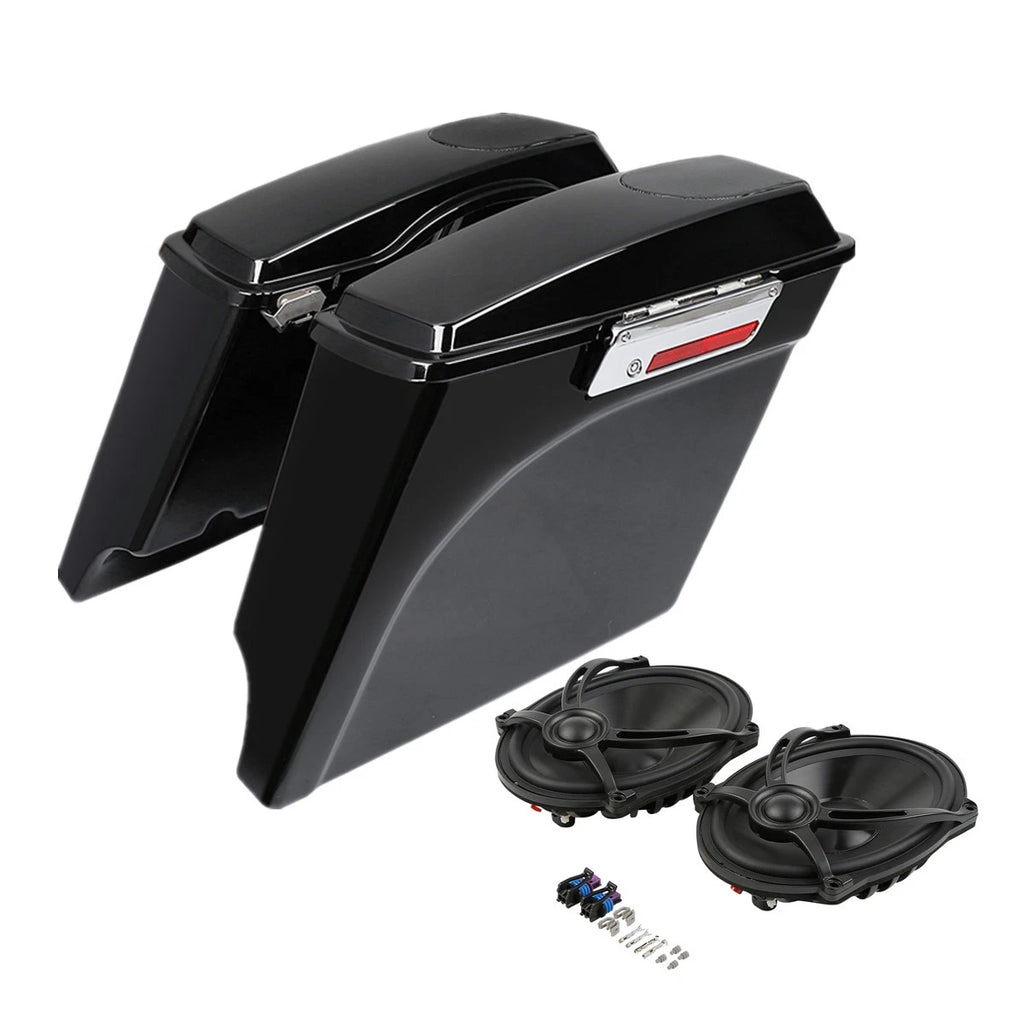 5" Stretched Extended Saddlebag Speakers for Harley Street Road Glide (1993–2013)