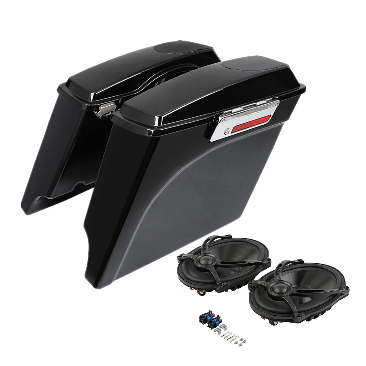5" Stretched Extended Saddlebag Speakers for Harley Street Road Glide (1993–2013)