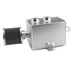 2L Oil Catch Can Tank 10AN for Universal Applications (Baffled, Silver)