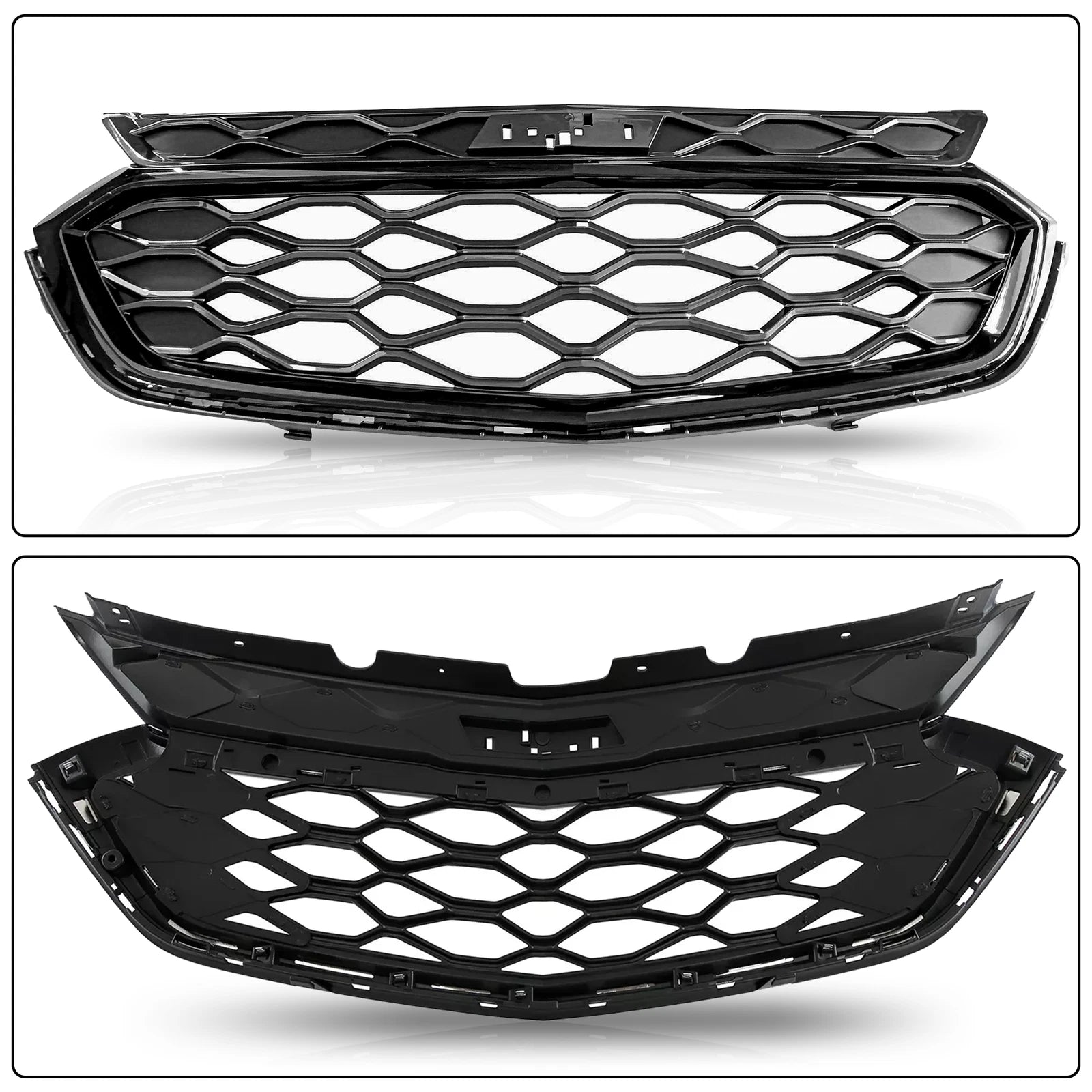 Front Upper Bumper Grille for Chevrolet Equinox (2018–2020)