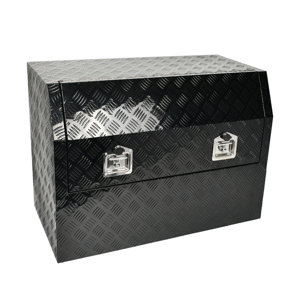 Black Aluminum Tool Box for Pickup Truck (39"x20"x27.5")
