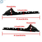 Set of 2 Windshield Side Molding A-Pillar Trim Brackets for Explorer (2011–2019)