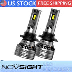 9005 HB3 LED Headlight Bulbs Kit for High & Low Beam (6500K, 50000LM)