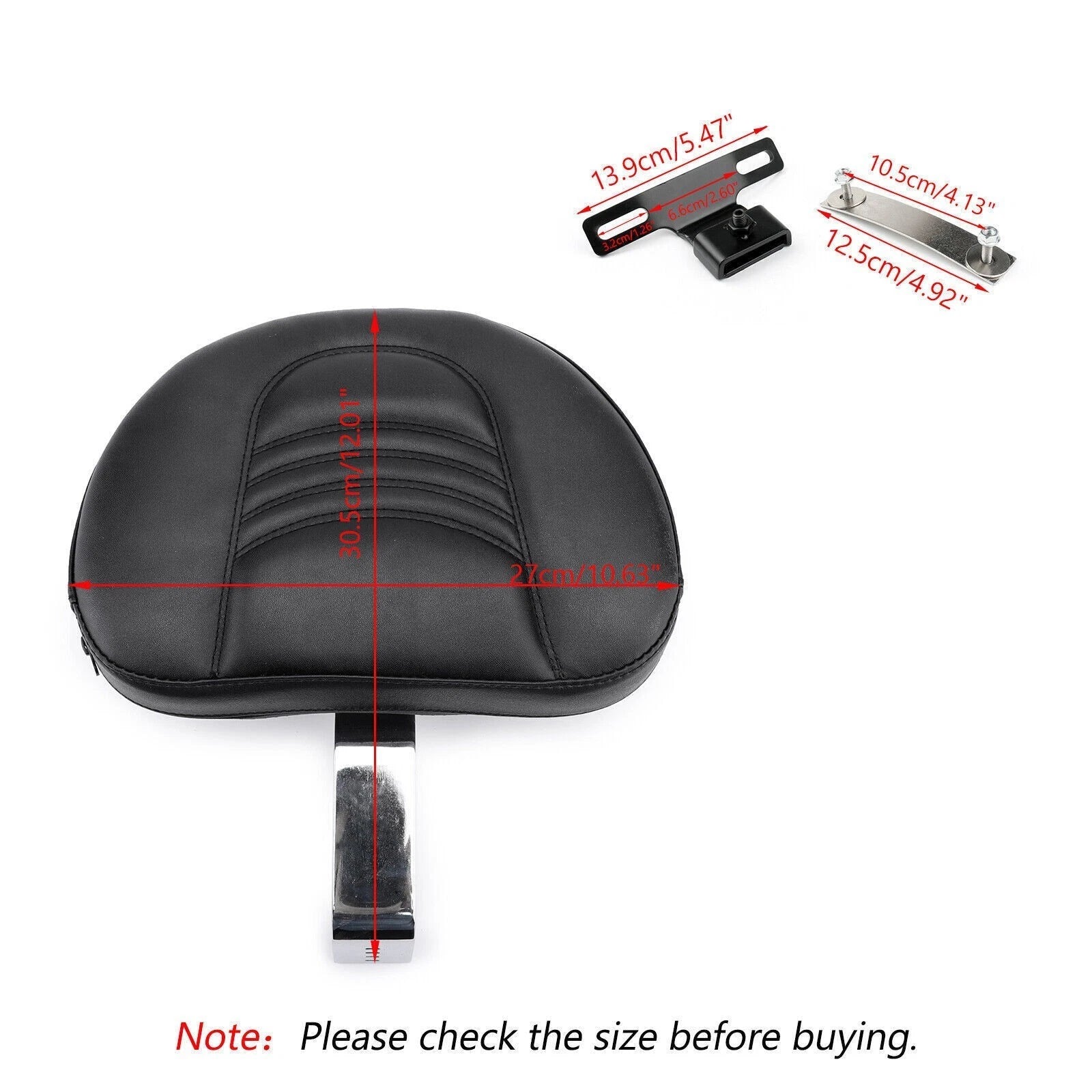 Backrest for Harley Fatboy Heritage Softail (2007–2017) #3