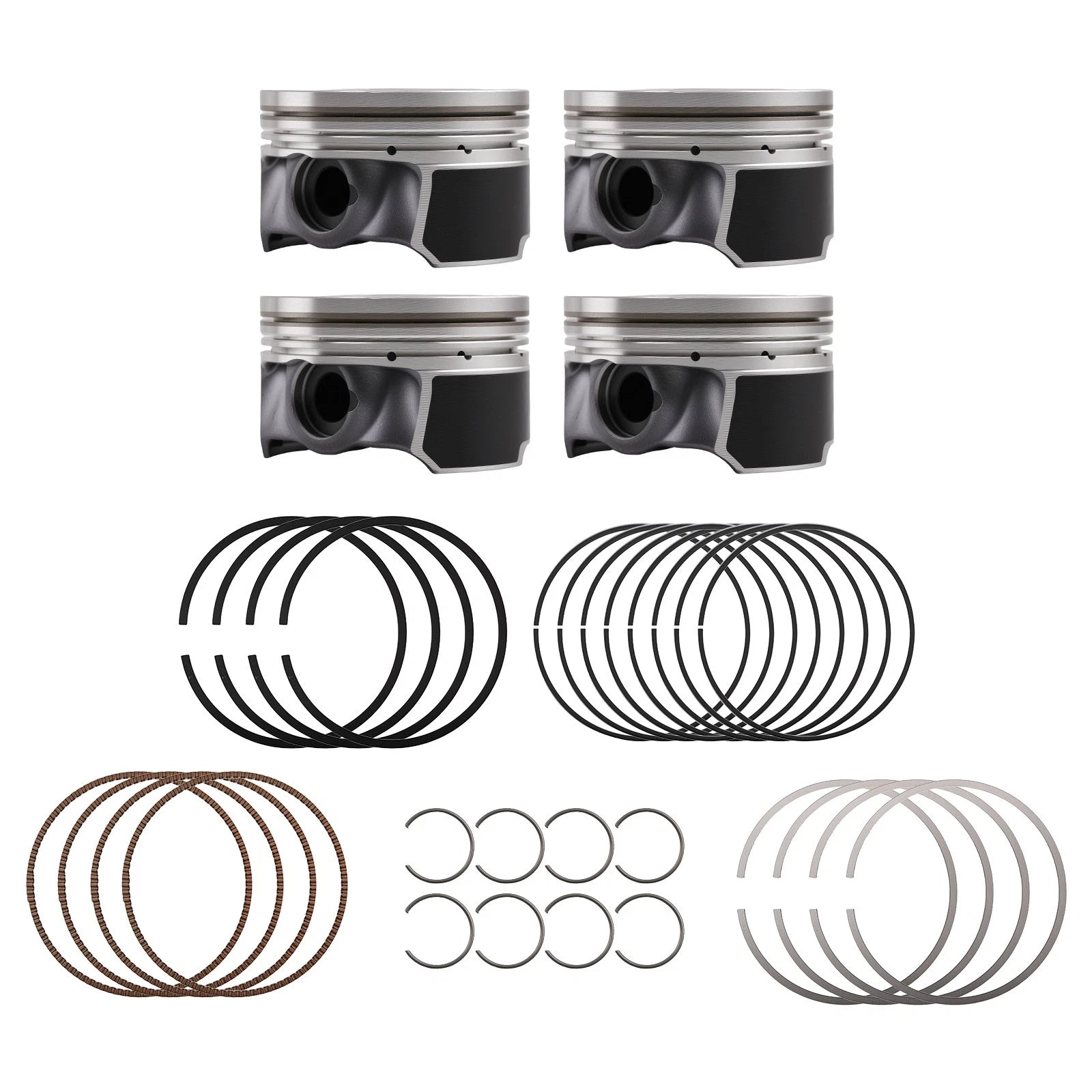 Piston & Ring Set for Audi VW Skoda Seat 2.0 TFSI TSI (2011–2017) 06H107065CM