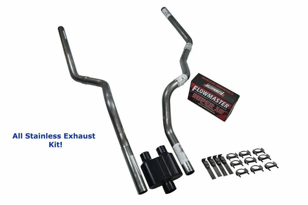 Dual Stainless Exhaust Kit for Chevy GMC 1500 (1988–1995)