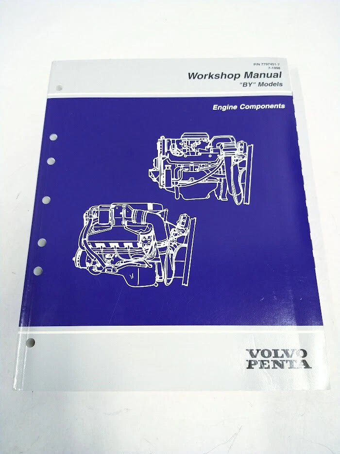 Volvo Penta Engine Components Workshop Manual for BY Models (7797451)