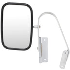 Set of 2 Chrome Manual Side View Mirrors for Ford F-Series (1980–1996)