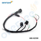 Wire Harness Assy (10P) for Yamaha 2T 50 75 85HP Outboard Motor (688-82590-17-00)