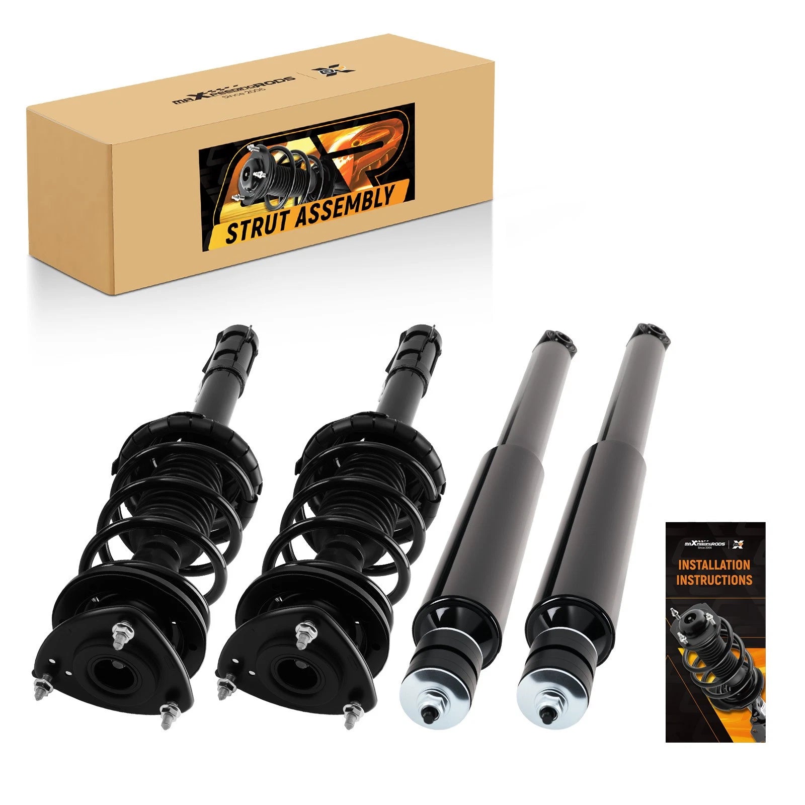 Set of 4 Complete Struts Shock for Scion xA (2004–2006) 343426