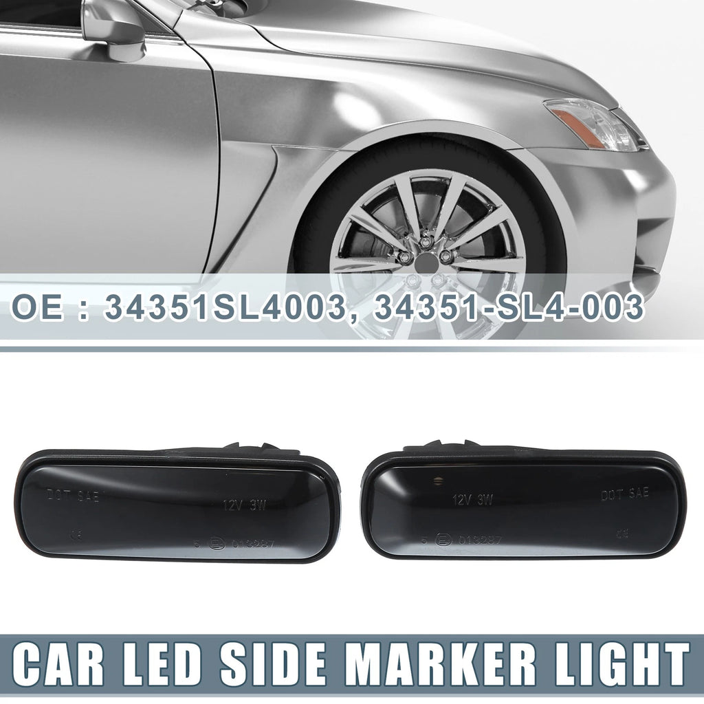 2X LED Side Marker Amber Light 34351SL4003 for Honda CR-V (1997–2000)