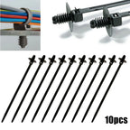 10X Fir Tree Push In Releasable Wiring Loom Cable Zip Tie for Universal