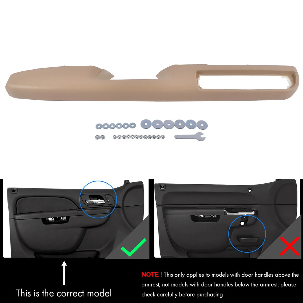 Driver Left Door Panel Handle Armrest for Tahoe Silverado (2007–2014)