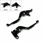 Adjustable Folding Brake Clutch Levers for Yamaha YZF R1 R6 R6S (2000–2023)