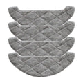 Set of 4 Mop Cloths for Tuvio TR04MLBB Robot Vacuum Cleaner